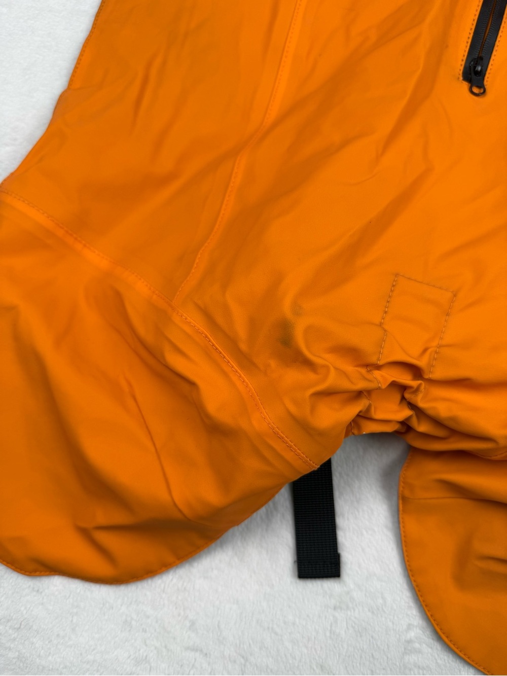 PAIKKA Visibility Dog Raincoat Orange Size 40cm/16” Graphene Recovery Lining - Picture 6 of 6